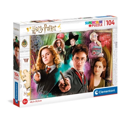 Clementoni 25712 - Harry Potter - 104 db-os Szuper Színes puzzle