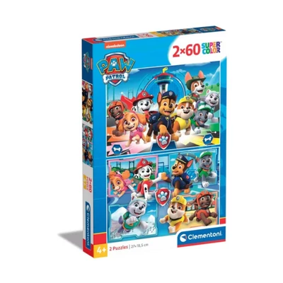 Clementoni 21617 - Mancs őrjárat - 2 x 60 db-os Szuper Színes puzzle