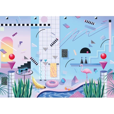 Cloudberries - Poolside - 1000 db-os puzzle
