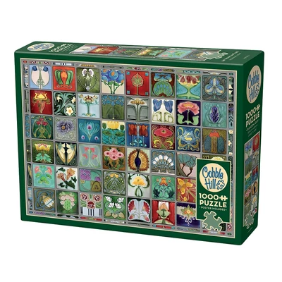 Cobble Hill 40090 - Art Nouveau Tiles - 1000 db-os puzzle