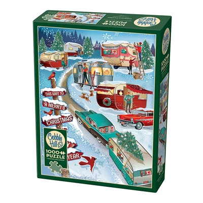 Cobble Hill 40219 - Christmas Campers - 1000 db-os puzzle