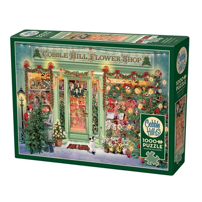 Cobble Hill 40011 - Christmas Flower Shop - 1000 db-os puzzle