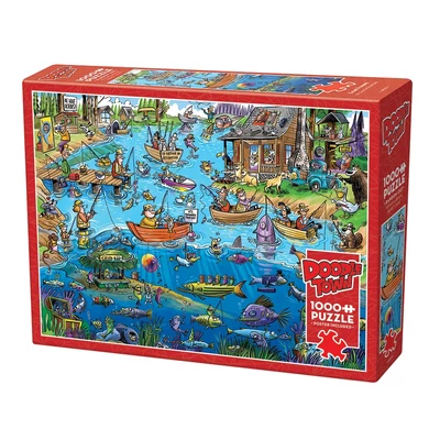 Cobble Hill 44503 - DoodleTown: Gone Fishing - 1000 db-os puzzle
