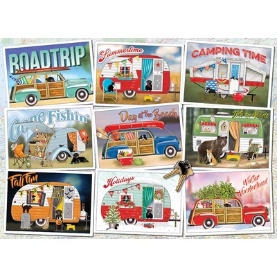 Cobble Hill 40067 - Hitting the Road - 1000 db-os puzzle
