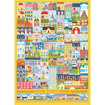 Cobble Hill 40075 - Home Sweet Home - 1000 db-os puzzle