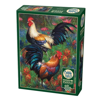 Cobble Hill 40188 - Roosters - 1000 db-os puzzle