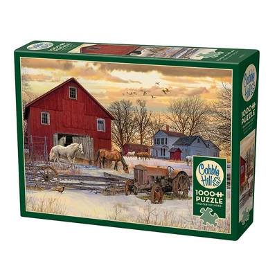 Cobble Hill 40027 - Winter on the Farm - 1000 db-os puzzle