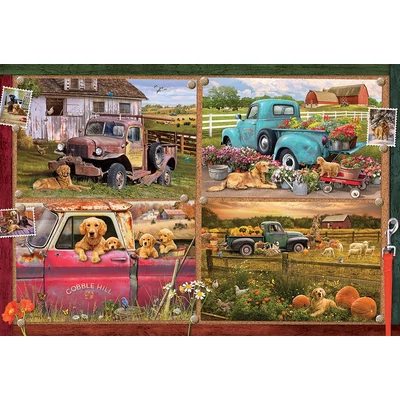 Cobble Hill 49018 - It&#039;s a Dog&#039;s Life - 2000 db-os puzzle