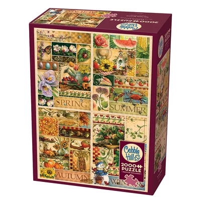 Cobble Hill 49012 - The Four Seasons - 2000 db-os puzzle