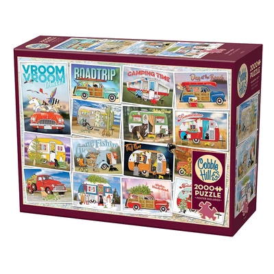 Cobble Hill 49014 - Vroom Vroom - 2000 db-os puzzle