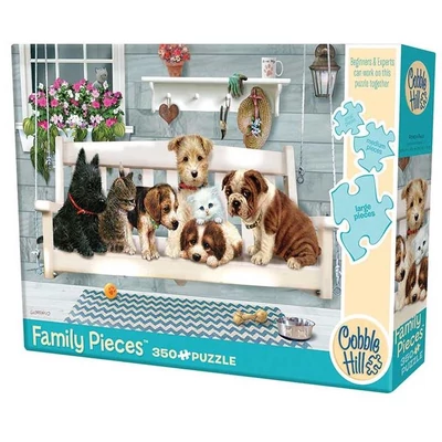 Cobble Hill 47006 - Porch Pals - 350 db-os Family puzzle