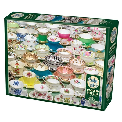 Cobble Hill 80034 - Teacups - 1000 db-os puzzle
