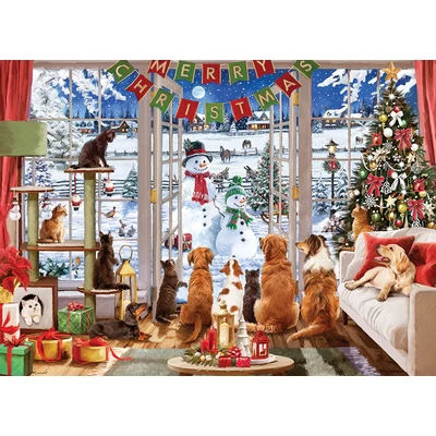 Cobble Hill 40345 - Christmas Visitors - 1000 db-os puzzle