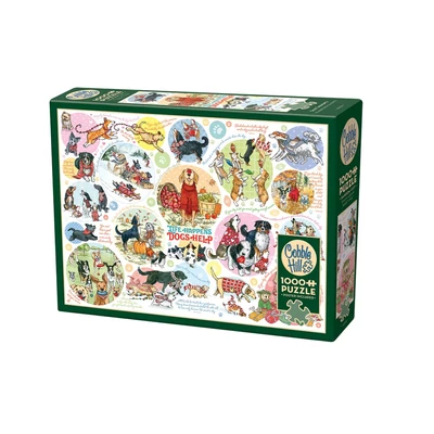 Cobble Hill 40336 - Dog Thoughts - 1000 db-os puzzle