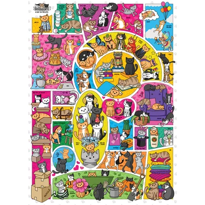Cobble Hill 40126 - Doodlecats - 1000 db-os puzzle