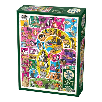 Cobble Hill 40126 - Doodlecats - 1000 db-os puzzle