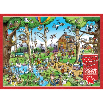 Cobble Hill 44510 - Doodle Town - Birdwater&#039;s Paradise - 1000 db-os puzzle 