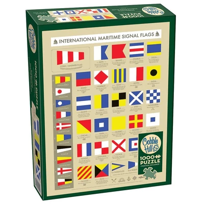 Cobble Hill 40324 - International Maritime Signal Flags - 1000 db-os puzzle