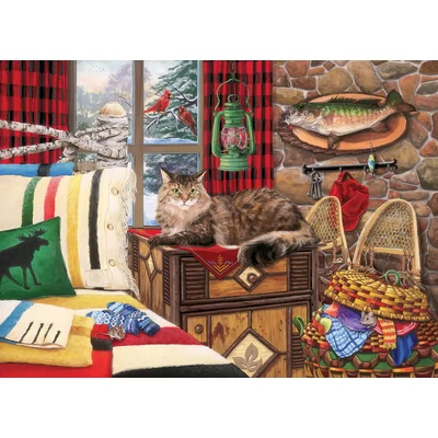 Cobble Hill 40253 - Lodge Cat - 1000 db-os puzzle