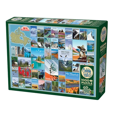 Cobble Hill 40071 - National Parks and Reserves of Canada - 1000 db-os puzzle