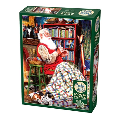 Cobble Hill 40301 - Santa Quilt - 1000 db-os puzzle