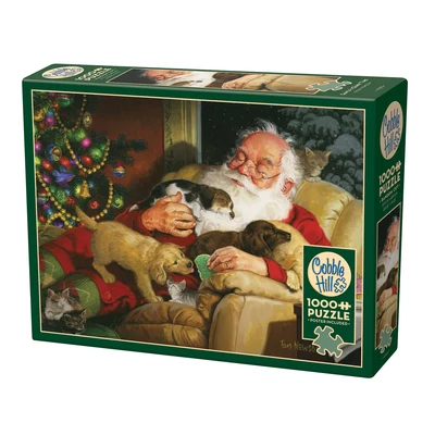 Cobble Hill 40252 - Santa&#039;s Quiet Time - 1000 db-os puzzle