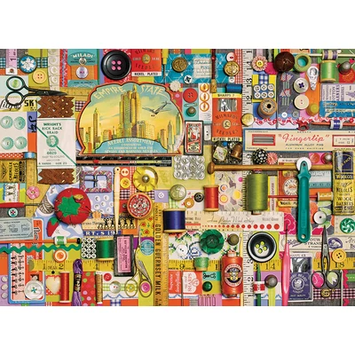 Cobble Hill 40042 - Sewing Notions - 1000 db-os puzzle