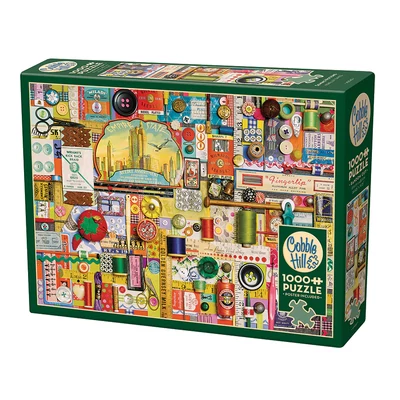 Cobble Hill 40042 - Sewing Notions - 1000 db-os puzzle