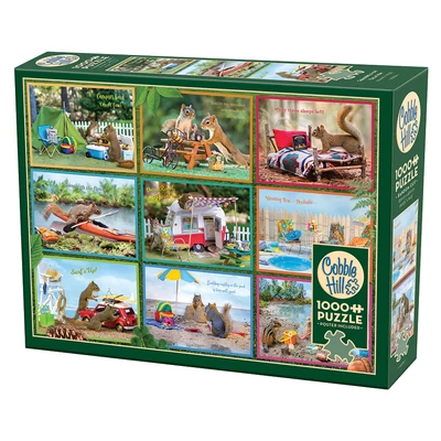 Cobble Hill 40256 - Squirrels on Vacation - 1000 db-os puzzle