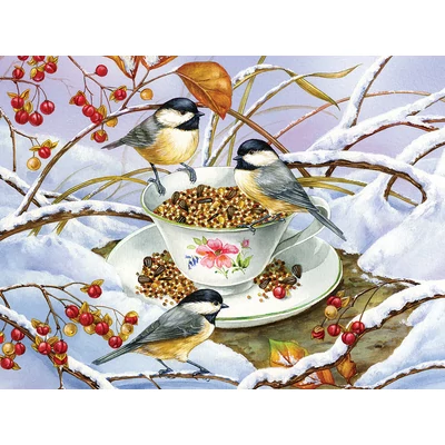 Cobble Hill 48014 - Chickadee Tea - 275 db-os Easy Handling puzzle