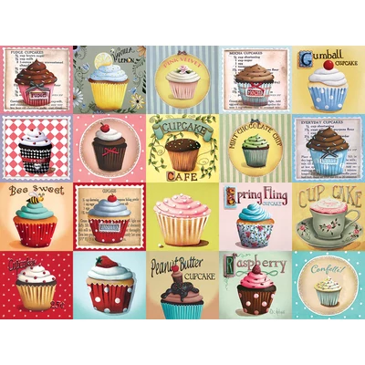 Cobble Hill 48009 - Cupcake Cafe - 275 db-os Easy Handling puzzle