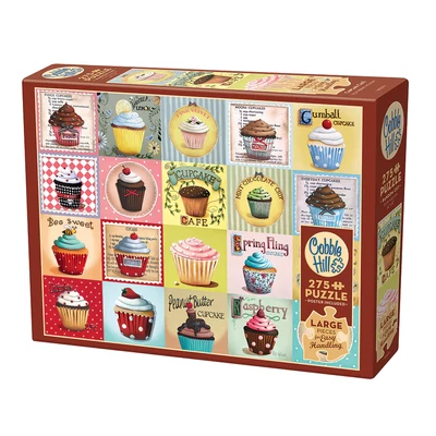 Cobble Hill 48009 - Cupcake Cafe - 275 db-os Easy Handling puzzle