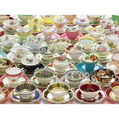 Cobble Hill 48010 - More Teacups - 275 db-os Easy Handling puzzle