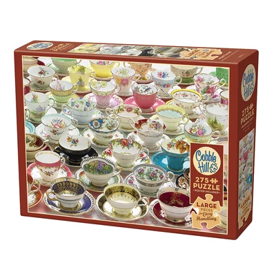 Cobble Hill 48010 - More Teacups - 275 db-os Easy Handling puzzle