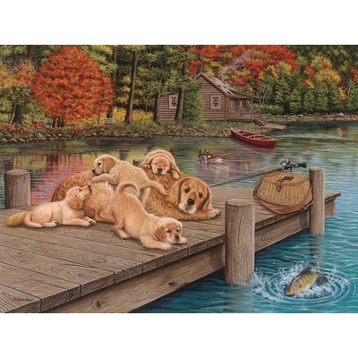 Cobble Hill 48020 - Lazy Day on the Dock - 275 db-os puzzle