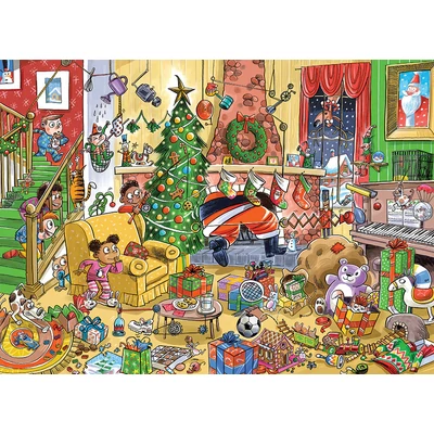 Cobble Hill 47023 - Catching Santa - 350 db-os Family puzzle