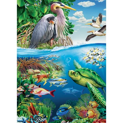 Cobble Hill 47011 - Earth Day - 350 db-os Family puzzle