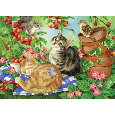 Cobble Hill 47039 - Under the Cherry Tree - 350 db-os Family puzzle