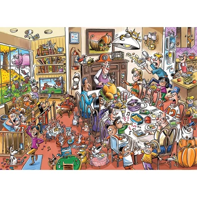 Cobble Hill 47034 - Thanksgiving Togetherness - 350 db-os puzzle