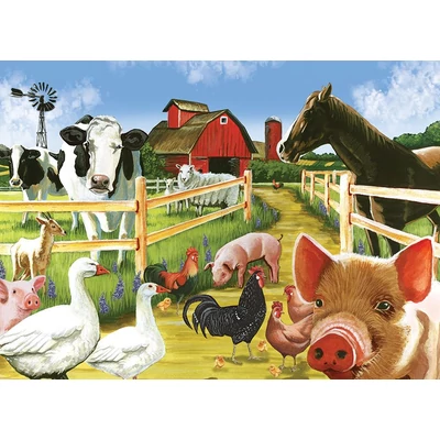 Cobble Hill 47029 - Welcome to the Farm - 350 db-os puzzle