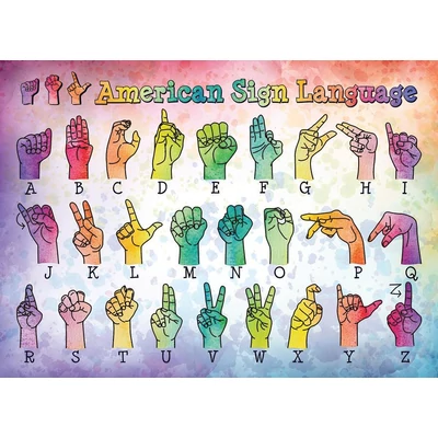 Cobble Hill 45110 - American Sign Language - 500 db-os puzzle