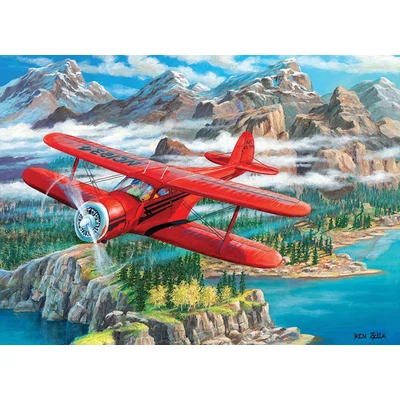 Cobble Hill 45064 - Beechcraft Staggerwing - 500 db-os puzzle