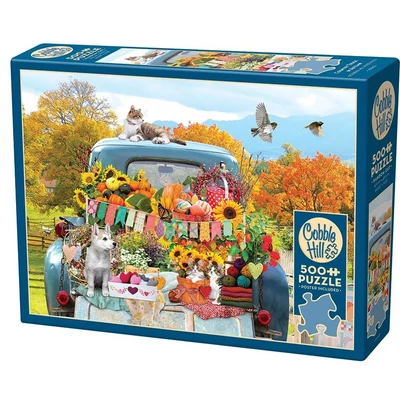 Cobble Hill 45063 - Country Truck in Autumn - 500 db-os puzzle