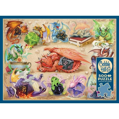 Cobble Hill 45128 - D20 Dragons - 500 db-os puzzle