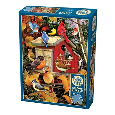 Cobble Hill 45061 - Fall Birdhouse - 500 db-os puzzle