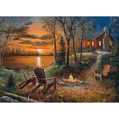 Cobble Hill 45066 - Fireside - 500 db-os puzzle