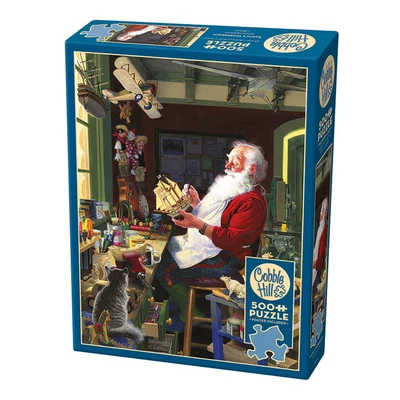 Cobble Hill 45045 - Santas Workbench - 500 db-os puzzle