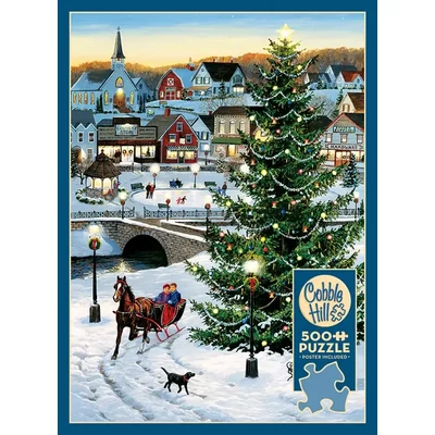 Cobble Hill 45092 - Village Tree - 500 db-os puzzle 