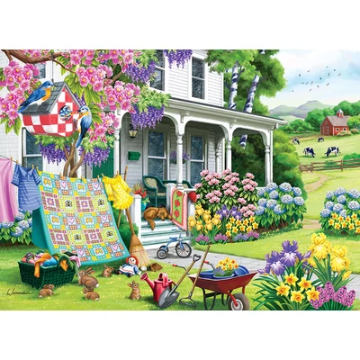 Cobble Hill 45059 - Spring Cleaning - 500 db-os puzzle