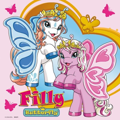 Ravensburger 09251 - Filly pillangó pónik - 3 x 49 db-os puzzle